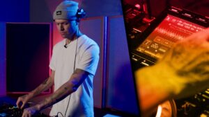 Performing on the CDJ 3000s and the DJM V10